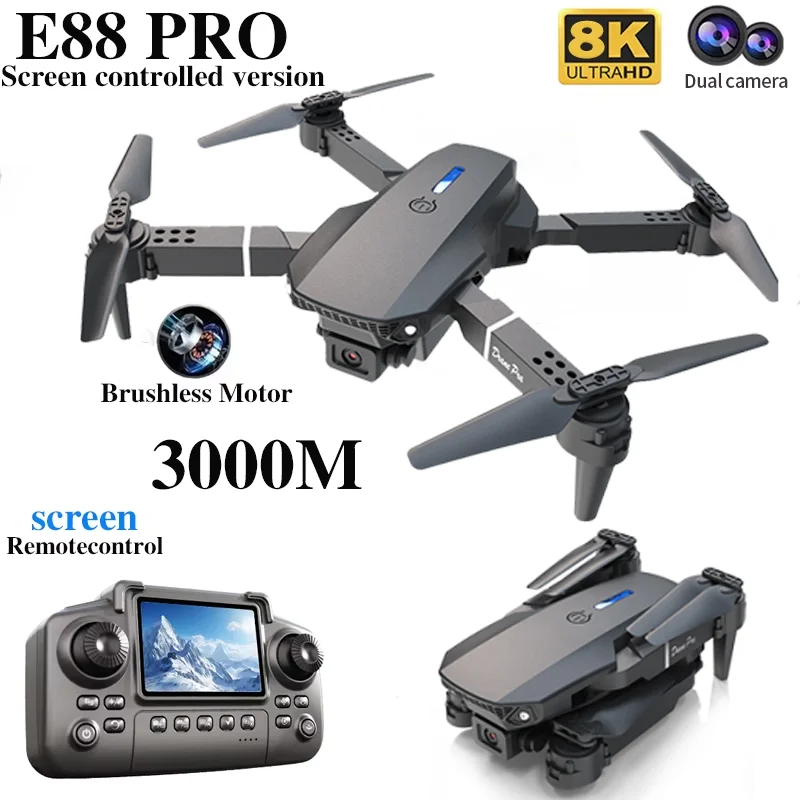 Profesjonalny dron E88 PRO z e – Rc Helicopter Case recenzja i cena