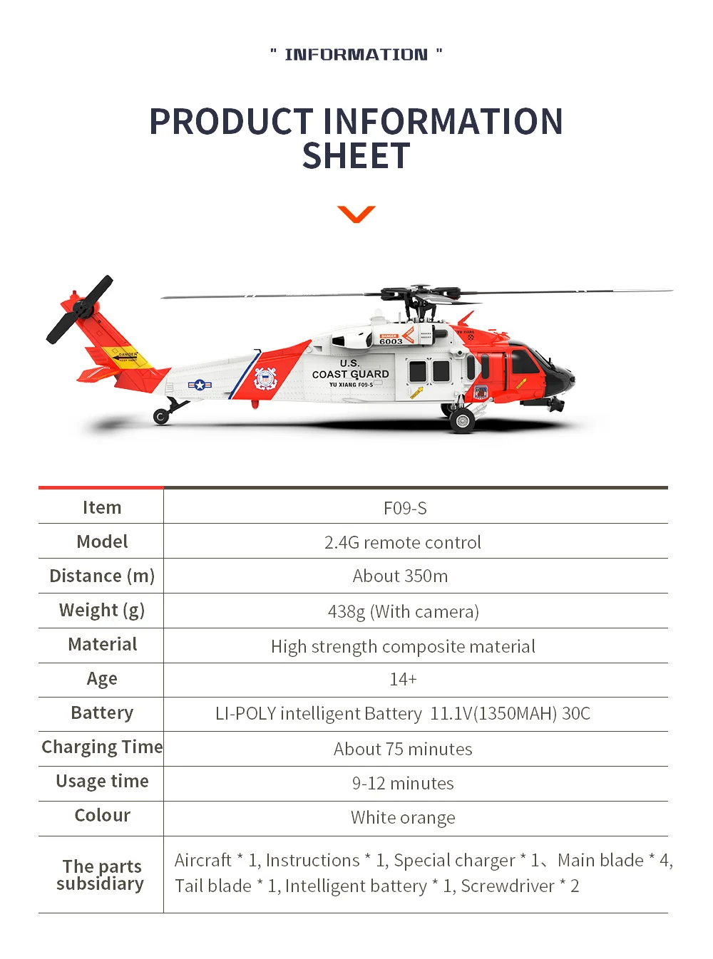 YU XIANG F09-S Bateria 6CH UH6 – Rc Helicopter Coaxial recenzja i cena