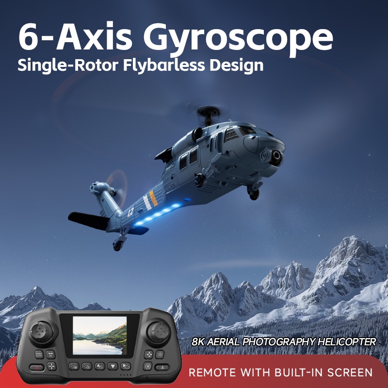 Helikopter RC 8K Flybarless z  – Rc Helicopter Gyro recenzja i cena