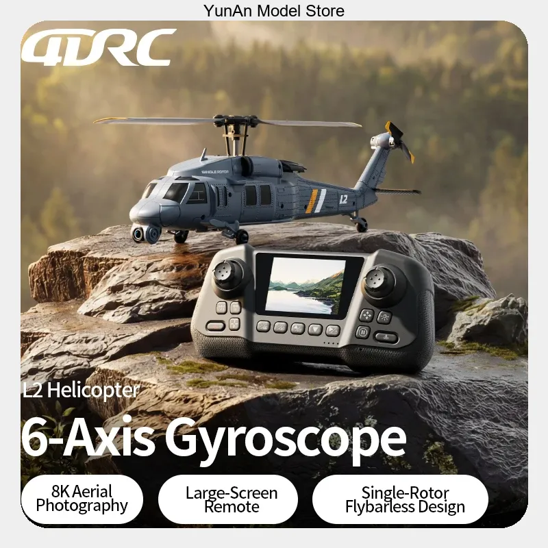 Helikopter RC 4DRC L2 8K UHD F – Rc Helicopter Gyro recenzja i cena